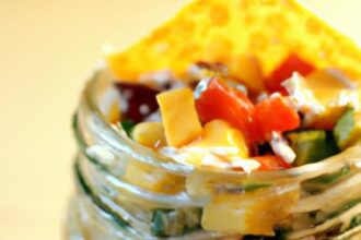 Layered Burrito Bowl Salad in a Jar: Fresh, Fun, Flavorful