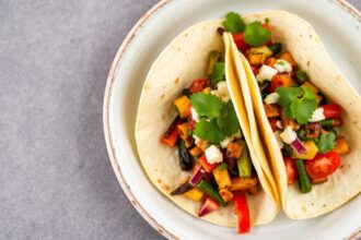 Flavorful meal prep: easy roasted veggie tacos recipe