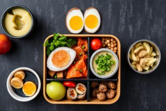Adult bento box snack ideas for delicious on-the-go meals.
