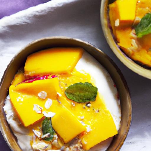 Tropical Overnight Oats: Mango & Passionfruit Delight Recipe