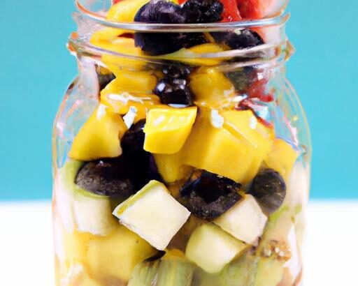 Colorful Layers: Crafting the Perfect Fruit Salad Jar