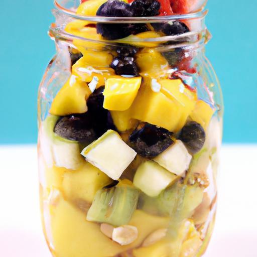 Colorful Layers: Crafting the Perfect Fruit Salad Jar