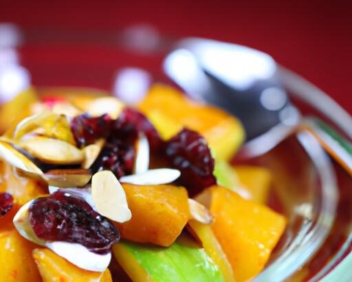 Bright & Balanced: Butternut Squash Cranberry Salad Jar Recipe