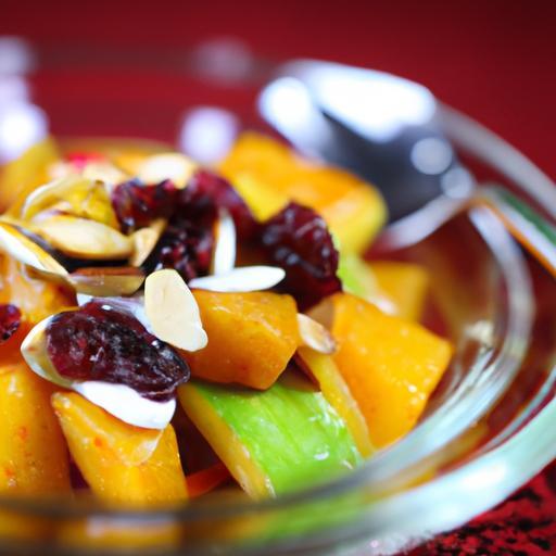 Bright & Balanced: Butternut Squash Cranberry Salad Jar Recipe