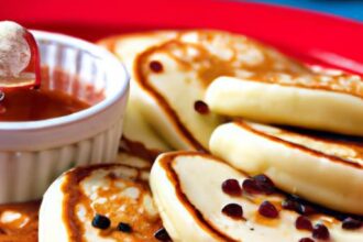 Mini Pancake Snack Box with Syrup Dip: Sweet Bites On-The-Go