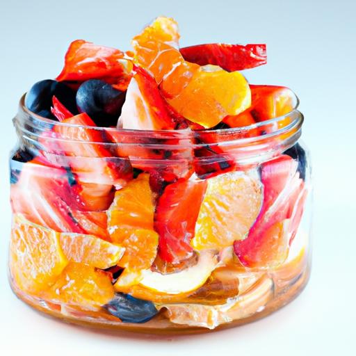 Colorful Layers: Crafting the Perfect Fruit Salad Jar