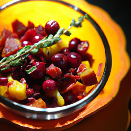 Bright & Balanced: Butternut Squash Cranberry Salad Jar Recipe