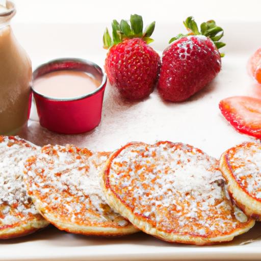 Mini Pancake Snack Box with Syrup Dip: Sweet Bites On-The-Go