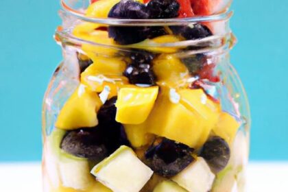 Colorful Layers: Crafting the Perfect Fruit Salad Jar