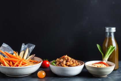 Fuel body with vibrant low-carb anti-inflammatory meal prep.