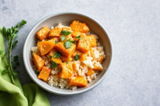 Freezer orange chicken casserole, easy prep, big flavor.