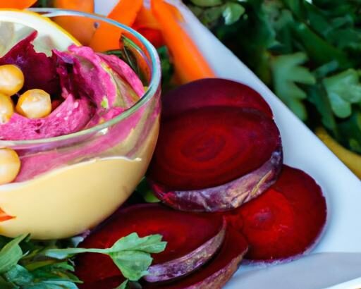 Brighten Lunch with a Vibrant Beet Hummus Salad Jar