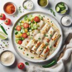 Creamy White Chicken Enchiladas: Freezer-Friendly Feast