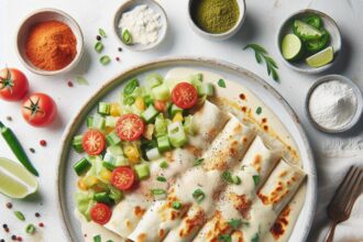 Creamy White Chicken Enchiladas: Freezer-Friendly Feast