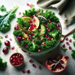 Fresh Winter Kale & Pomegranate Salad Jar: A Vibrant Twist