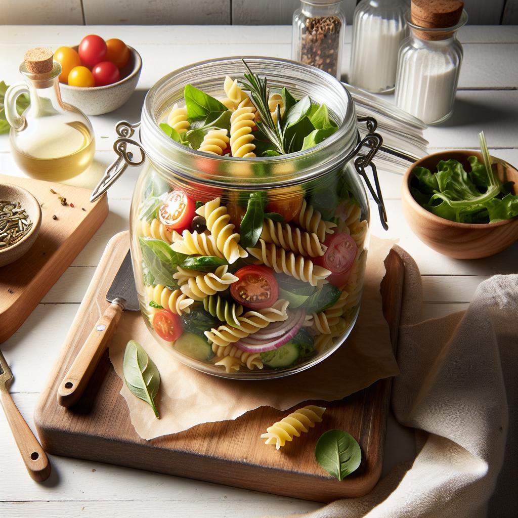 Perfect Pasta Salad in a Jar: Fresh, Easy, and Portable!