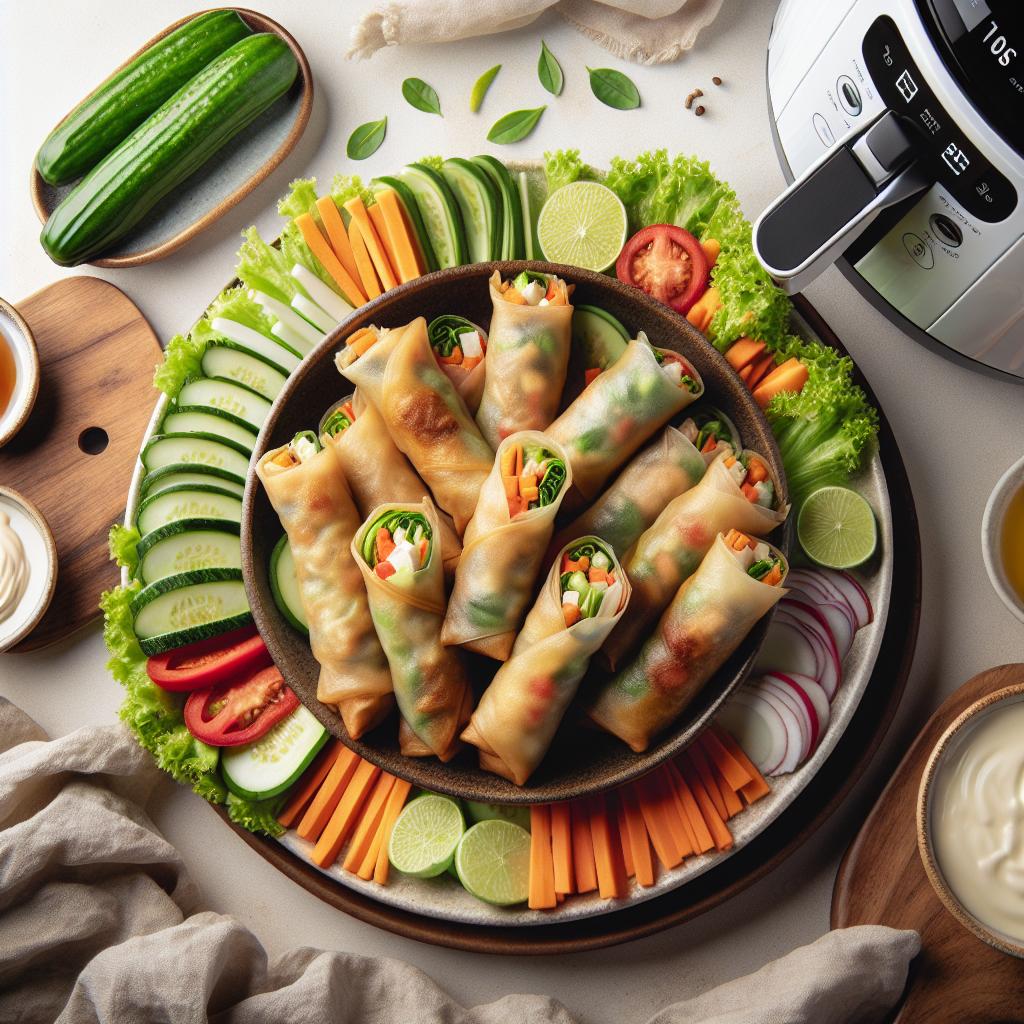 Crispy & Hot: How to Reheat Spring Rolls in an Air Fryer