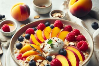 Peach Cobbler Overnight Oats: A Sweet Morning Treat