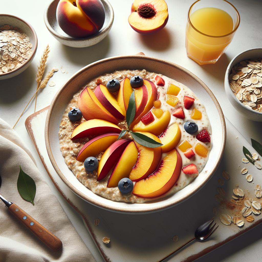 Peach Cobbler Overnight Oats: A Sweet Morning Treat