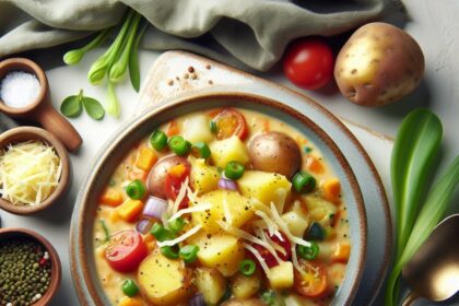 Hearty Meal Prep: Loaded Baked Potato Soup Made Easy