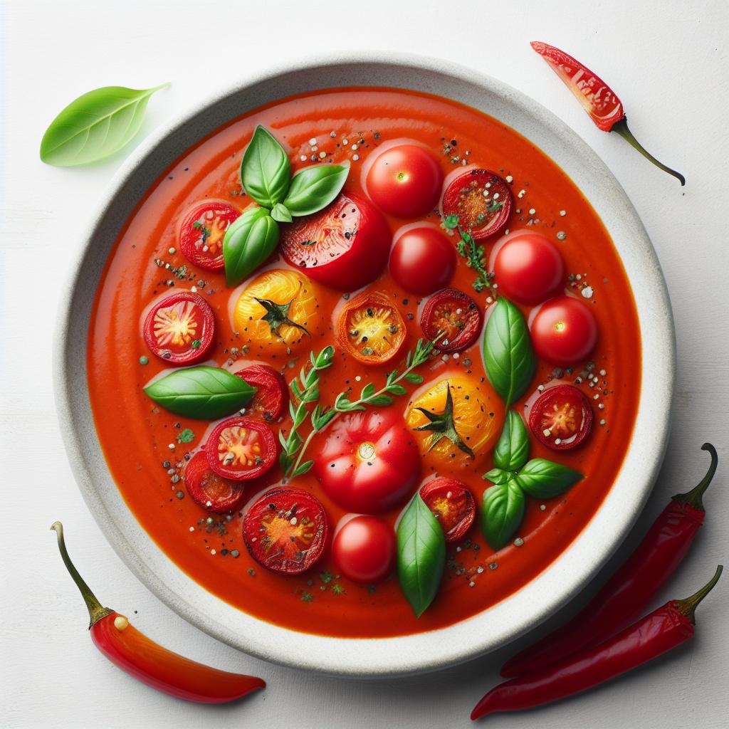 Savor the Flavor: Roasted Tomato & Red Pepper Soup Recipe