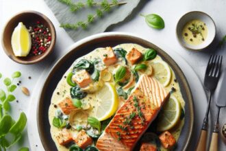 Savor the Flavor: Creamy Garlic Butter Salmon Delight