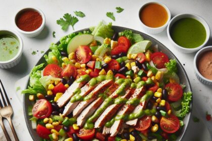 Zesty Turkey Taco Salad with Tangy Lime Dressing Delight