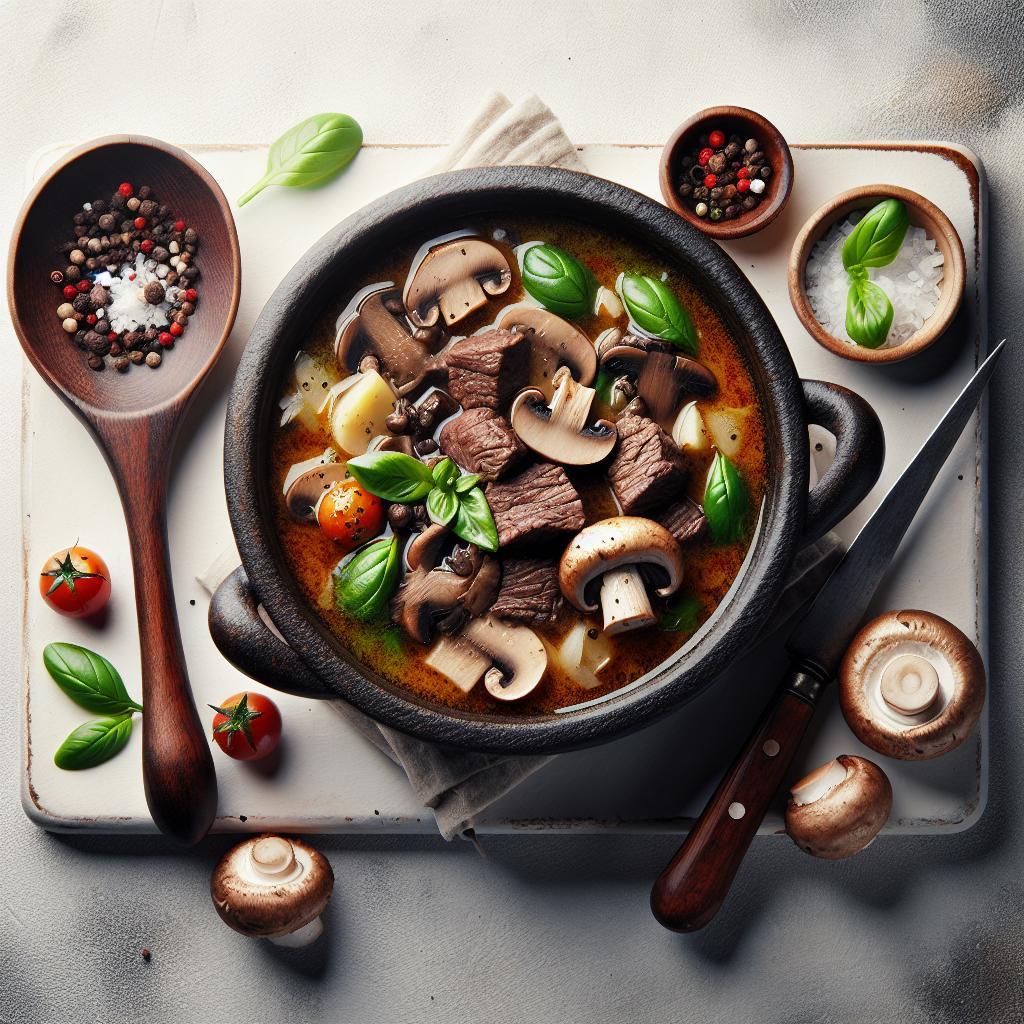 Hearty Beef and Mushroom Soup: A Comfort in Every Spoonful