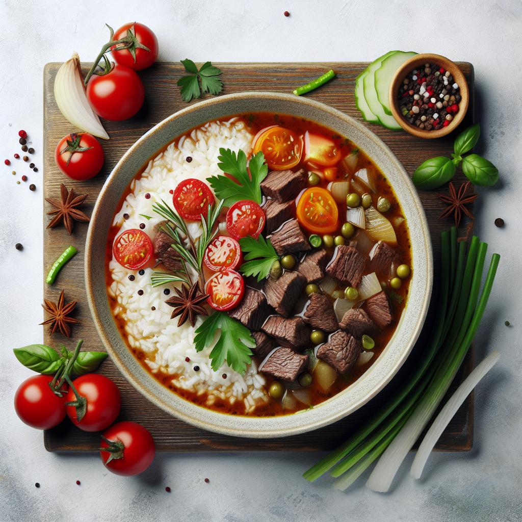Hearty Beef and Rice Soup: A Comfort Bowl of Flavor