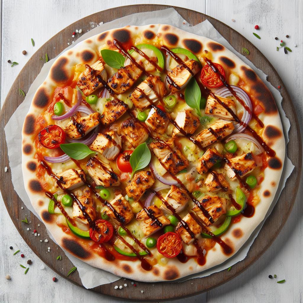 Savor the Flavor: Irresistible BBQ Chicken Flatbread Pizza