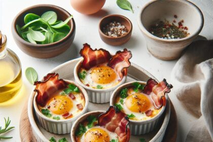 Crispy Bacon Baked Egg Cups: A Savory Morning Treat