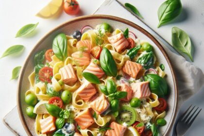 Savor the Delight: Creamy Salmon Pasta Recipe Unveiled