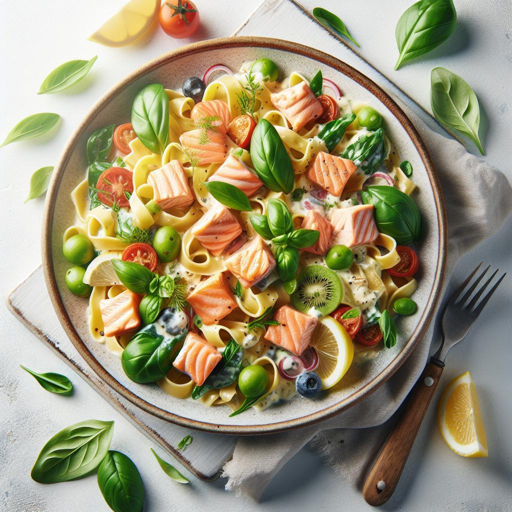 Savor the Delight: Creamy Salmon Pasta Recipe Unveiled