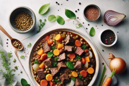 Hearty Beef and Lentil Stew: A Nutritious Comfort Classic