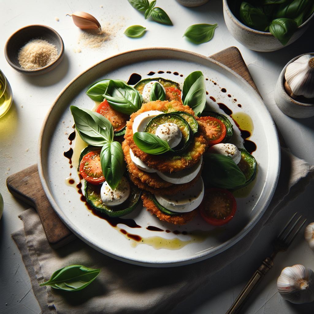Crisp & Fresh: The Art of Fried Green Tomato Caprese