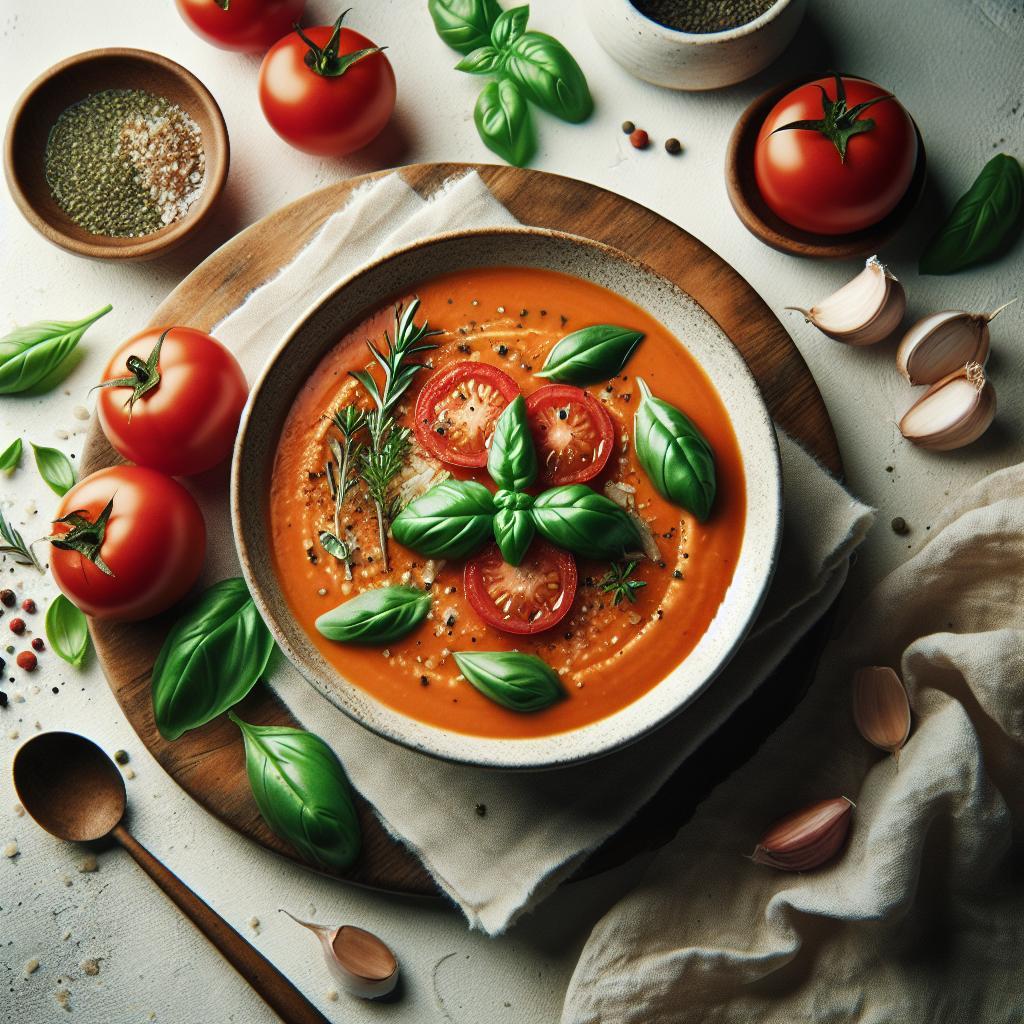 Fresh and Flavorful: The Art of Simple Tomato Basil Soup