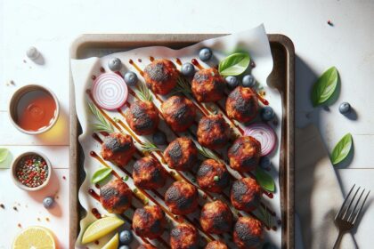 Easy Sheet Pan BBQ Meatballs: Flavorful Family Feast