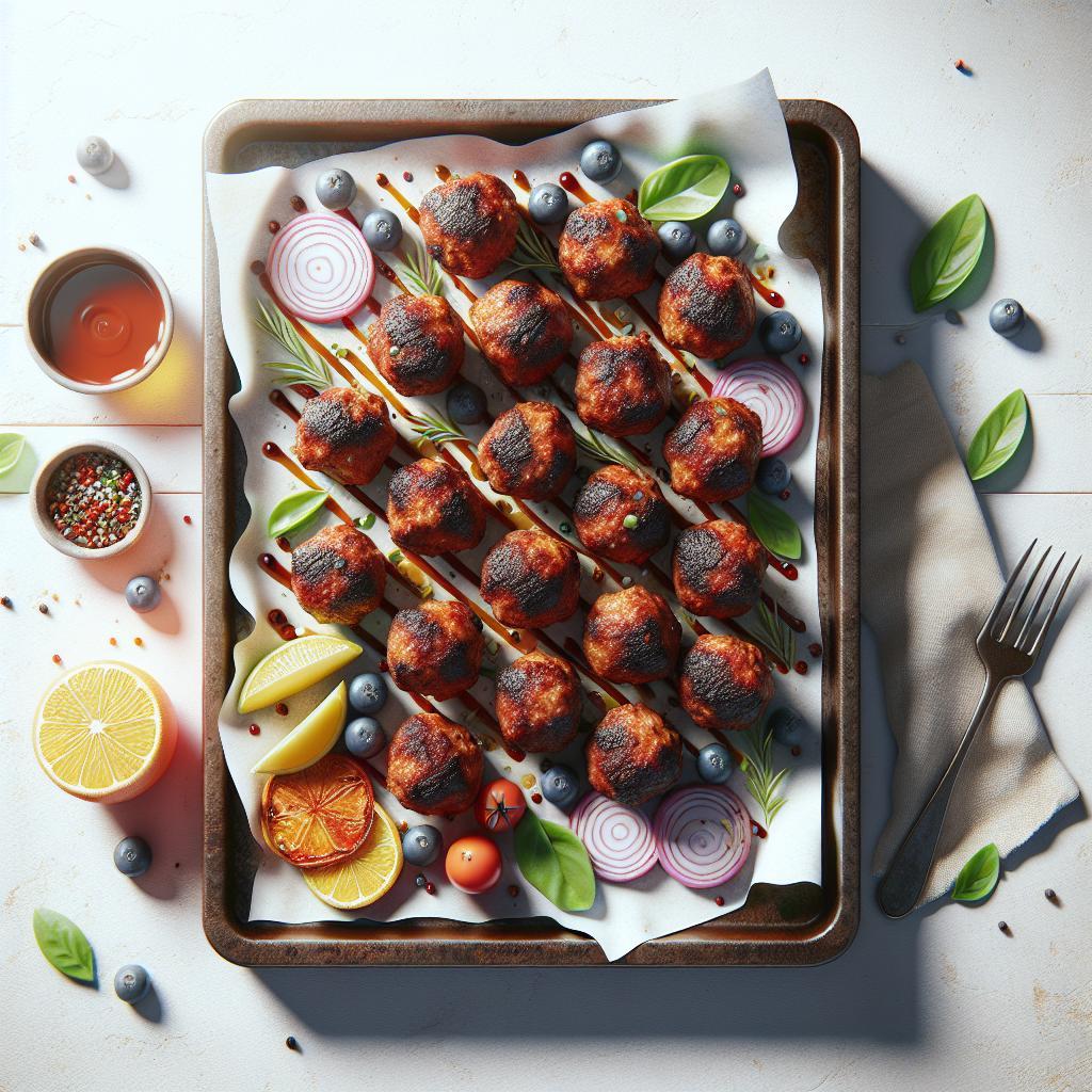 Easy Sheet Pan BBQ Meatballs: Flavorful Family Feast