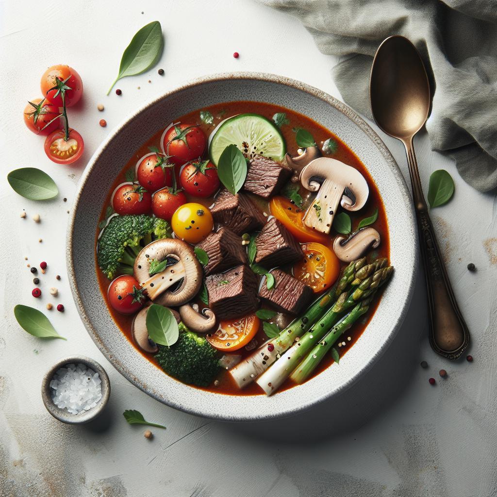Hearty Beef and Mushroom Soup: A Savory Comfort Classic
