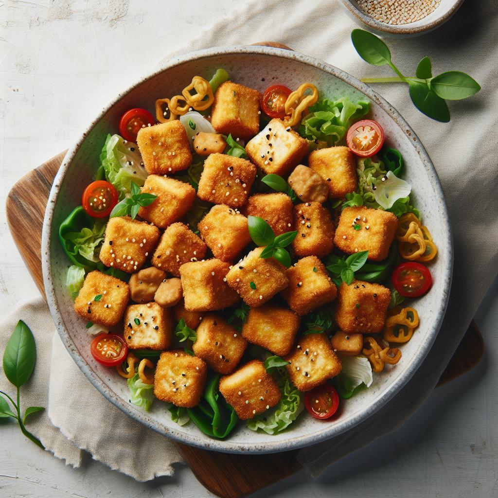 Golden Crispy Air Fryer Tofu Bites: Easy & Delicious!