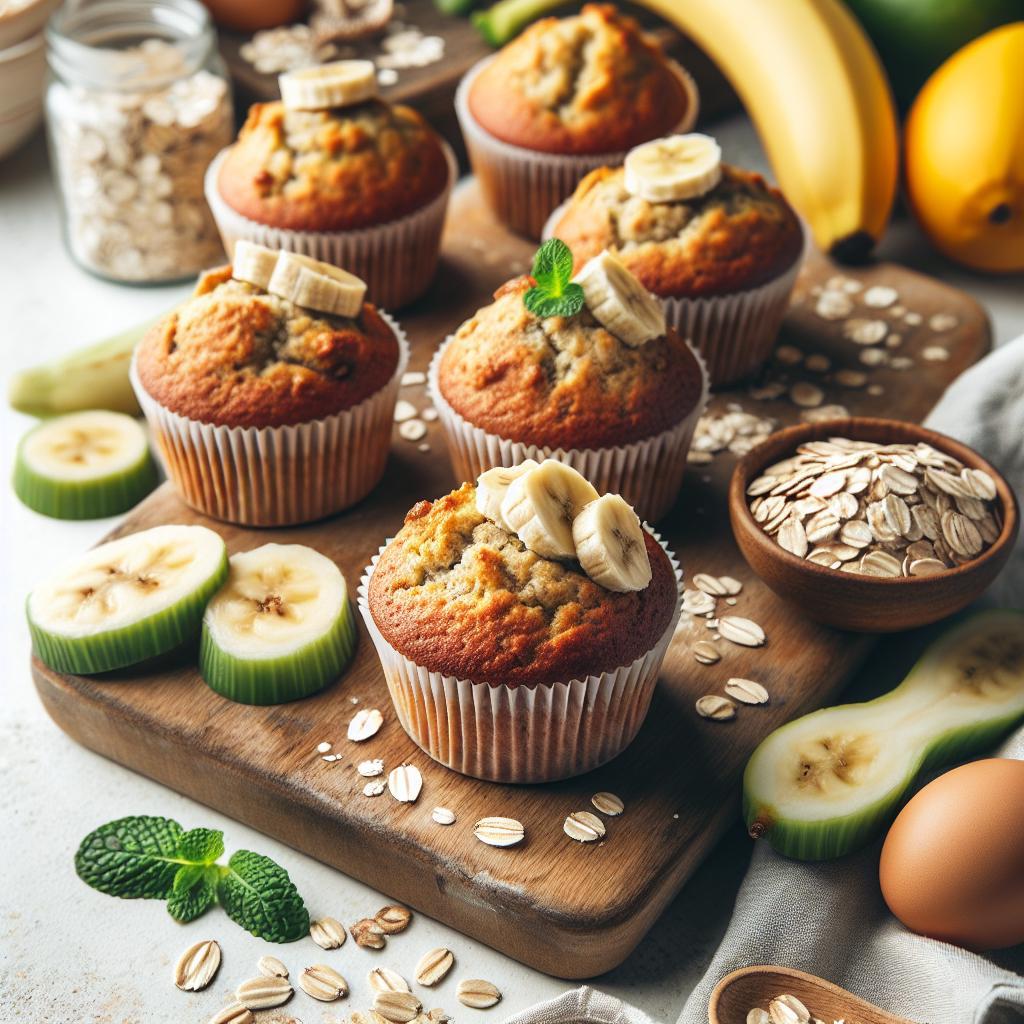 Wholesome Banana Oat Muffins: Nutritious & Delicious Bites