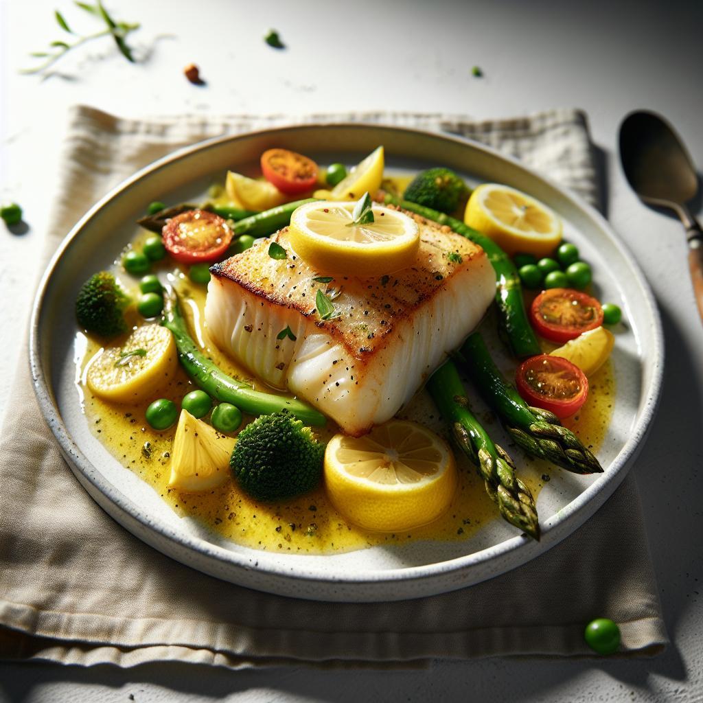 Zesty Baked Cod with Lemon Butter: A Flavorful Delight