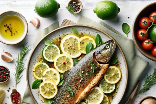 Zesty Baked Trout with Lemon: A Fresh and Flavorful Delight