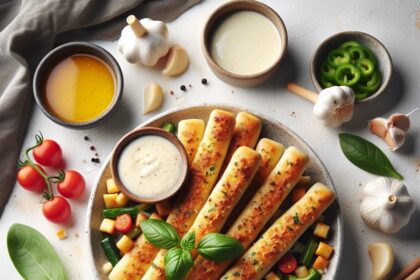 Irresistible Cheesy Garlic Breadsticks: A Flavorful Delight