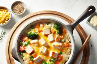 Creamy One-Pot Cheesy Chicken Rice: Simple Comfort Meal