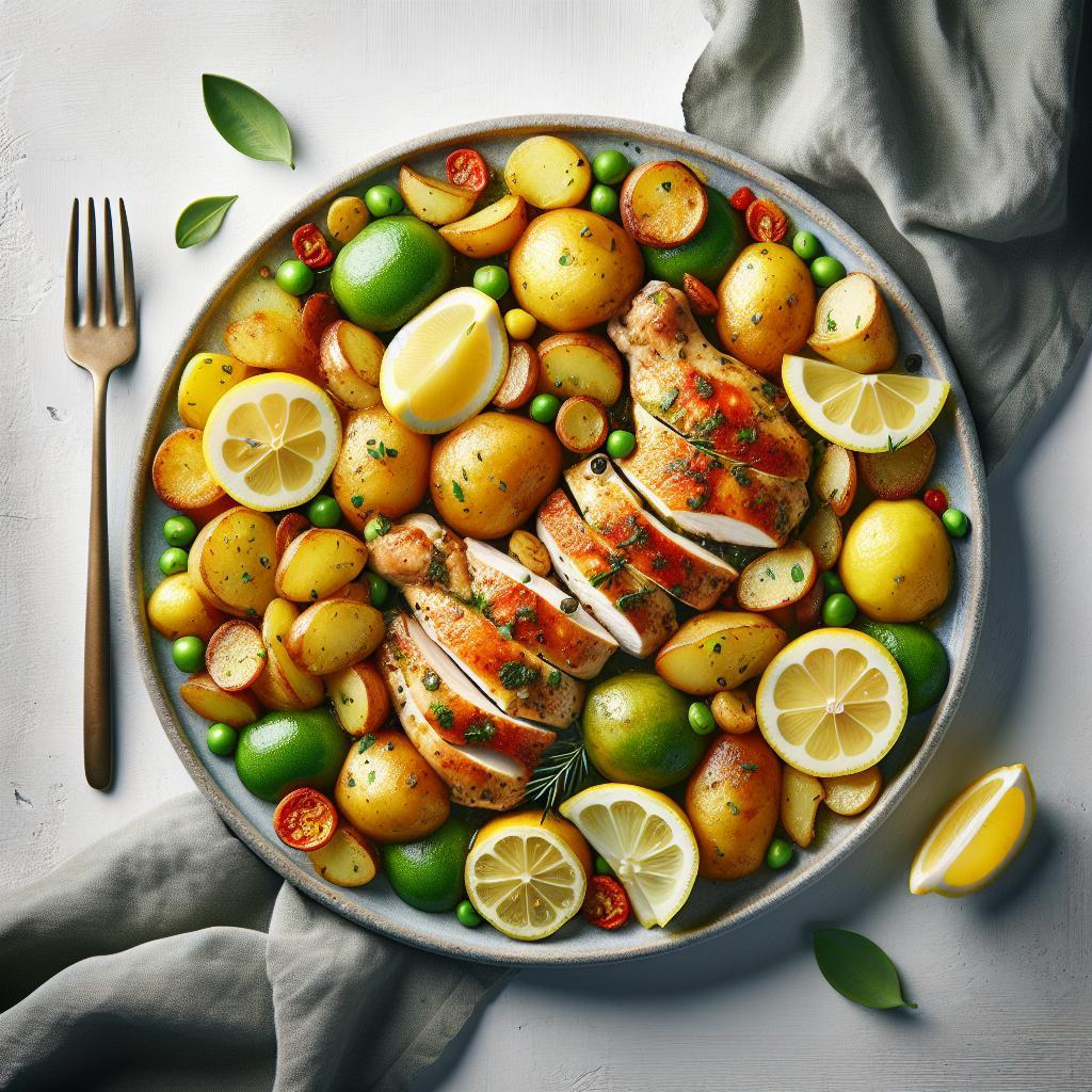 Zesty Greek Lemon Chicken and Potatoes: A Tangy Classic