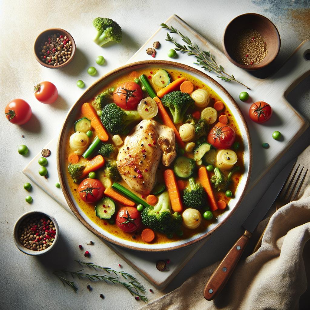 Hearty Chicken and Vegetable Stew: A Nutritious Comfort Meal