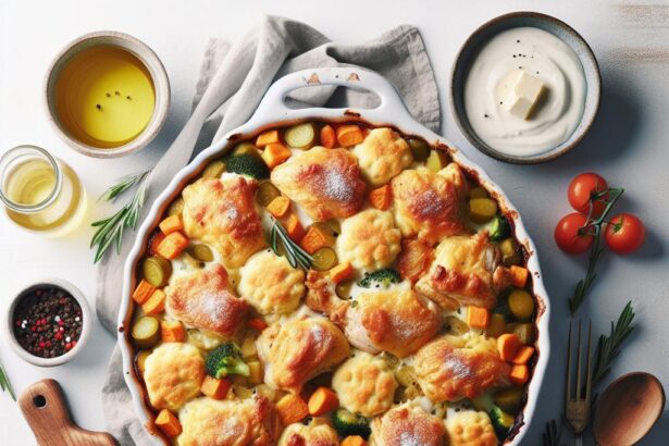 Cozy Up with a Classic Chicken and Biscuits Casserole