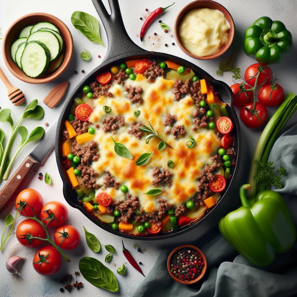 Hearty Skillet Ground Beef Shepherd’s Pie: Comfort in Minutes