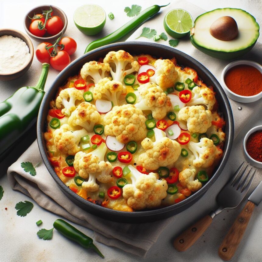 Spice Up Dinner with a Flavorful Mexican Cauliflower Bake